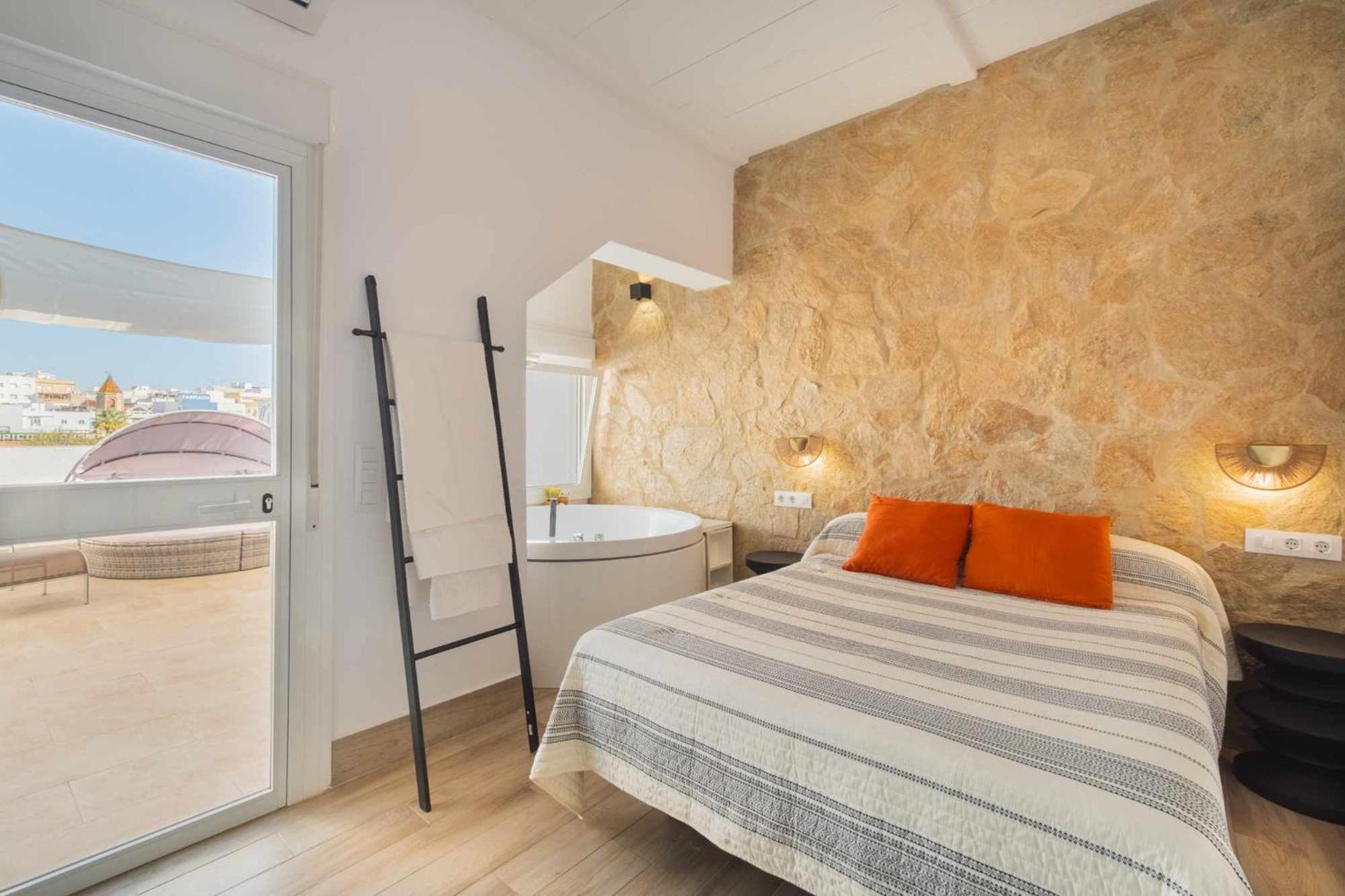 Jacuzzi Amanecer De Plata Decoracion Romantica 奇克拉纳－德拉弗龙特拉 外观 照片